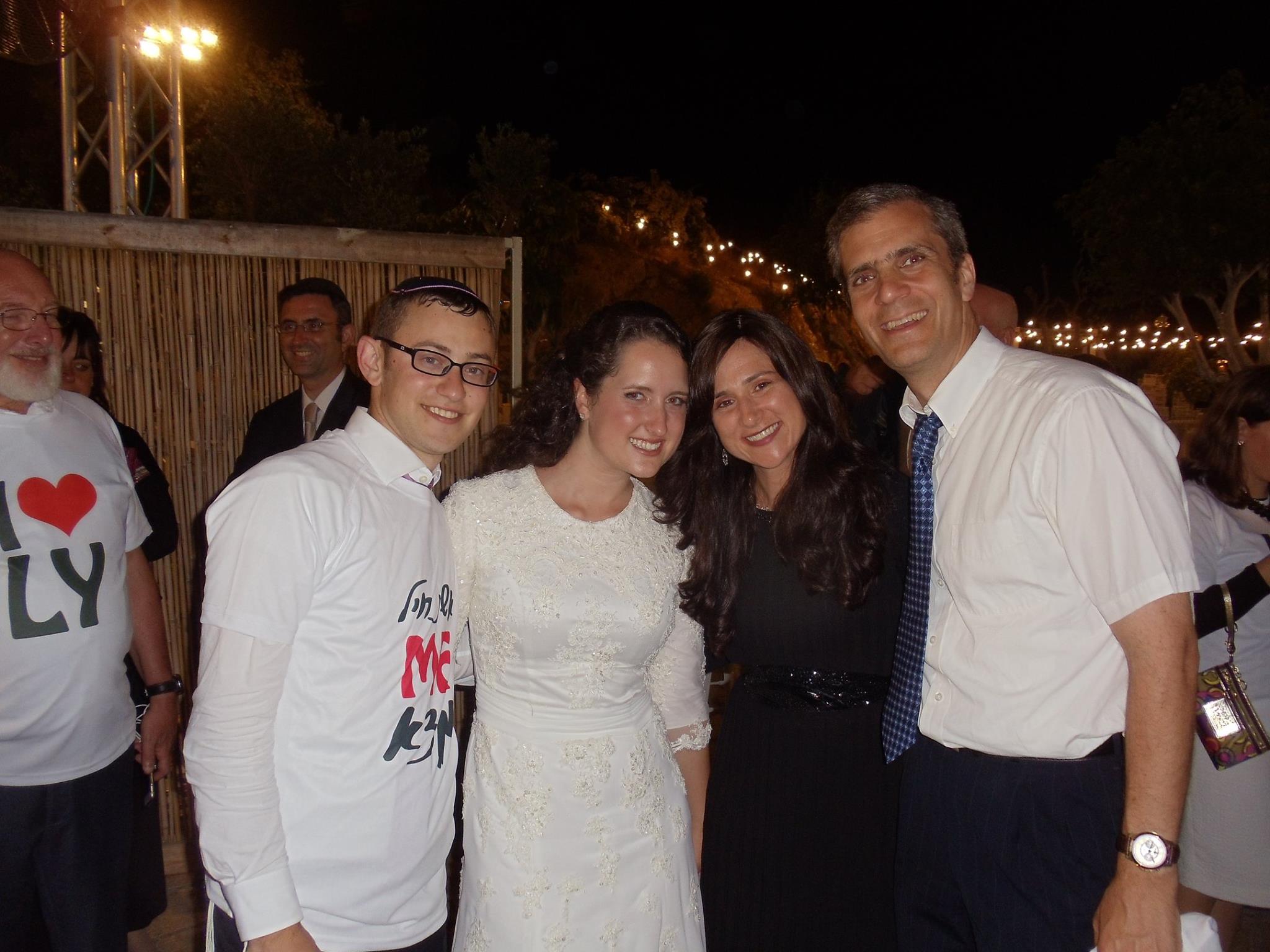 Daniella and Josh at Yehuda and Leah's wedding